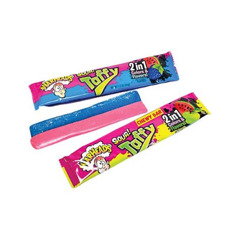 Warheads Sour Taffy Bar 2 in 1 42g | Sugar Box