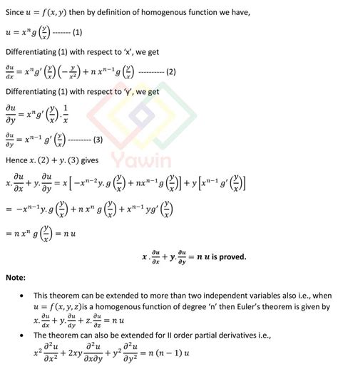 Euler’s theorem – Yawin