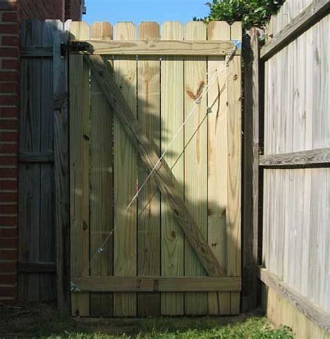 It's time to fix that sagging wooden gate that scrapes along the ground. Until this is remedied ...