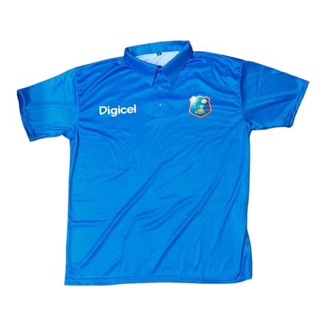 West Indies Cricket Team Royal Blue Shirt Replica - Cricket Best Buy