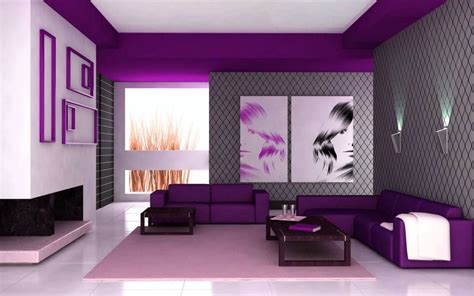7 salons violets que vous allez adorer | Purple living room, Room color ...