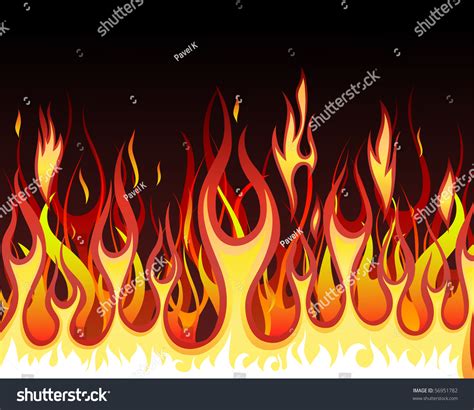 Inferno Fire Background Design Use Stock Illustration 56951782 ...