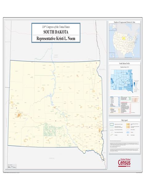 South Dakota Congressional District Map Free Download