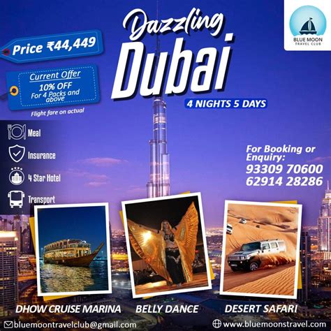 DUBAI TRAVEL PACKAGE – Blue Moon Travel Club