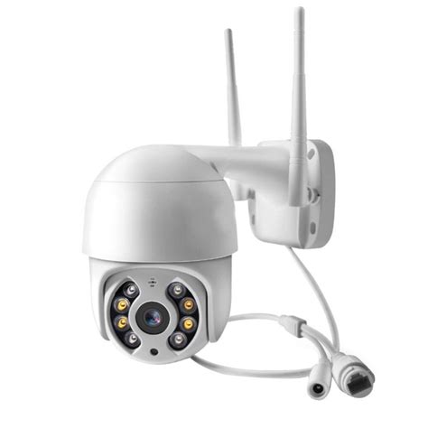 Pan Tilt Outdoor Security Camera,1080P Home WiFi IP Camera, Pan Tilt Dome Surveillance Cam, Two ...