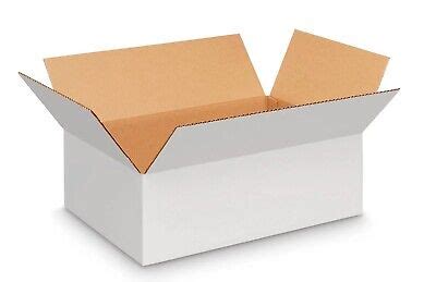 White Uline cardboard box 18 x 12 x 6 (25 Boxes) | eBay