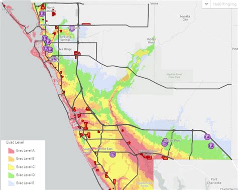 Manatee County Evacuation Zones Map - Ange Maggie