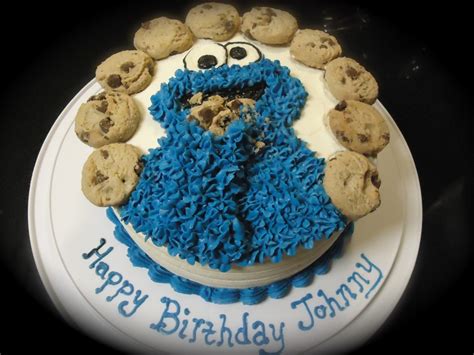 Cookie Monster Cake - CakeCentral.com