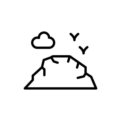 Mount Kilimanjaro icon in vector. Illustration 34051119 Vector Art at ...