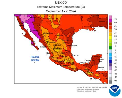 Climate Prediction Center - Monitoring and Data: Regional Climate Maps - Mexico