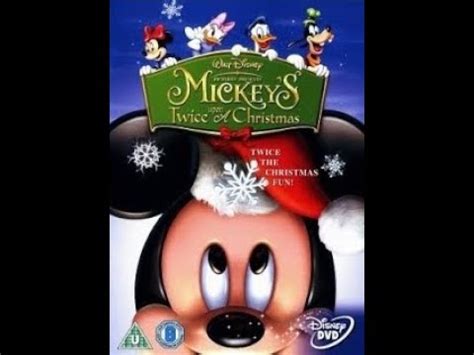 Mickey's Twice Upon A Christmas UK DVD Menu Walkthrough (2004) - YouTube