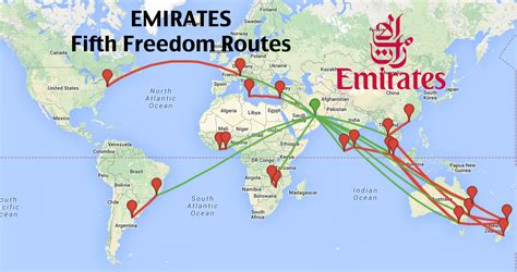 Top 16 Longest Emirates Fifth Freedom Routes: Coming to a City Near You