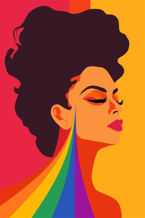 LGBT Rainbow Flat Art Illustration Poster 28797553 Vector Art at Vecteezy