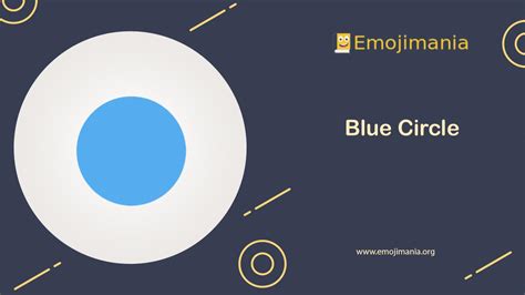 🔵 Meaning | Blue Circle Emoji | Copy and Paste