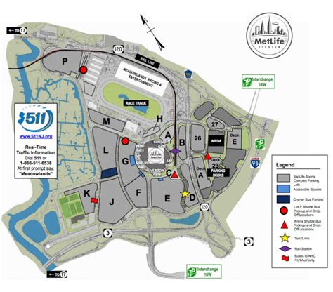 McLane Stadium Parking Map