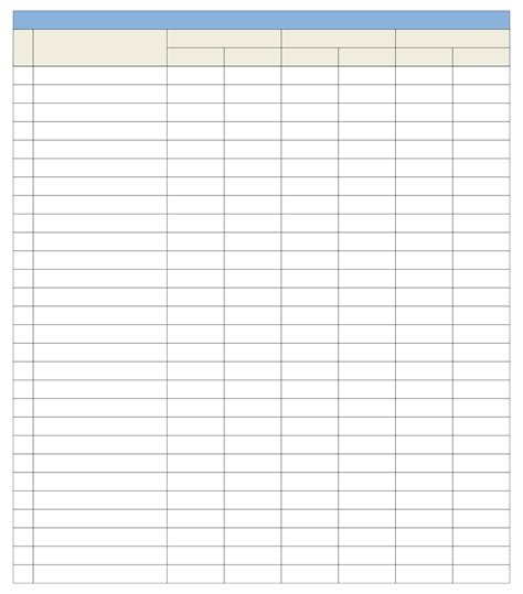 8 Column Worksheet - 10 Free PDF Printables | Printablee