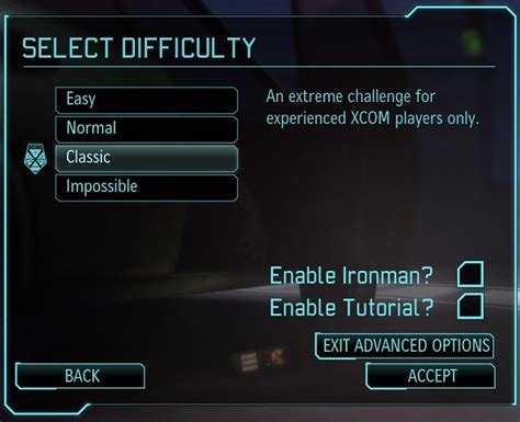 Game difficulty (XCOM: Enemy Unknown) | XCOM Wiki | FANDOM powered by Wikia