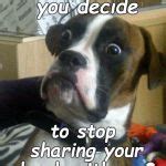 Blankie the Shocked Dog Meme Generator - Imgflip