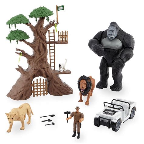 Buy Adorable 11-Piece Animal Planet Jungle Encounter Mega Playset Includes Lions, Gorillas and ...