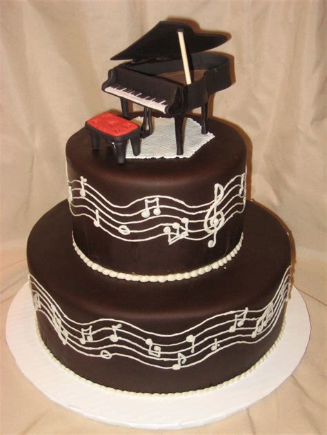 27+ Great Image of Piano Birthday Cake - davemelillo.com Music Birthday ...