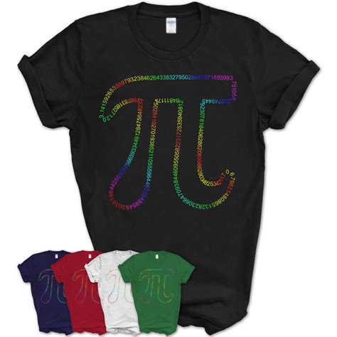 Pi Day 3.14 Math Geek Teacher Student Colorful Pi Day T-Shirt – Teezou Store