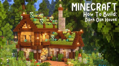 Minecraft - How to Build a Dark Oak Survival House (1.20) - YouTube