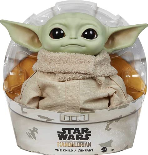 Buy MATTEL Disney Star Wars Baby Yoda the child Mandalorian 11 inch Tall Plush Online at ...