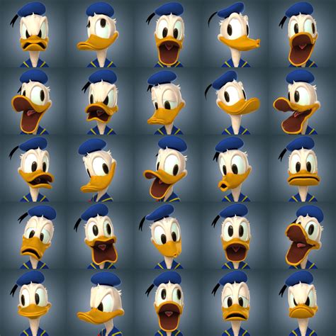 donald duck 3d model