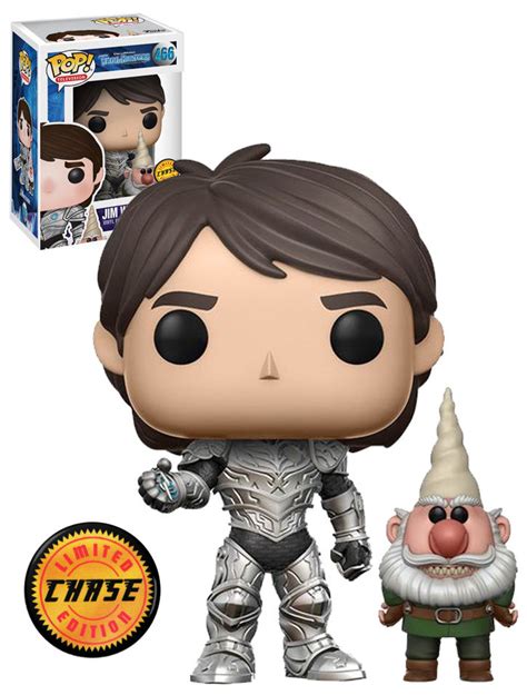 Funko POP! Television Trollhunters #466 Jim With Gnome - Limited Edition Chase - New, Mint Condition