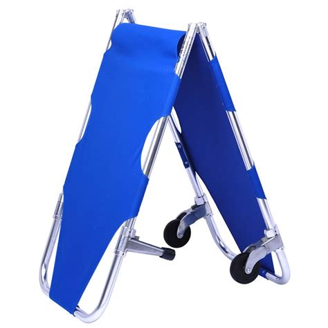 Collapsiable camping emergency portable steel folding stretcher - Combimedi