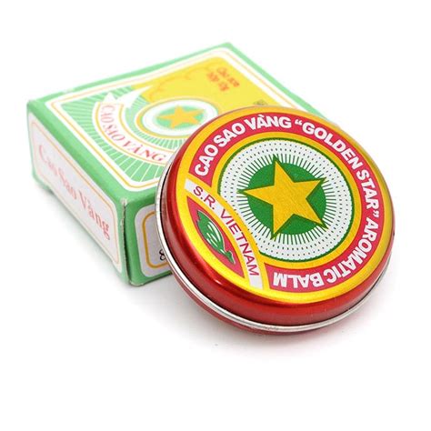 Aromatic Golden Star Balm Vietnam Cao Sao Vang