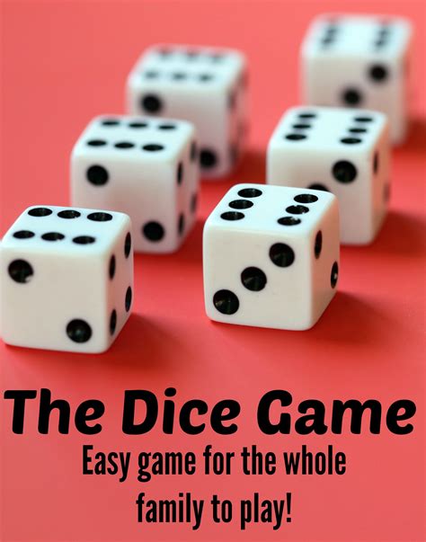 Printable Fun Dice Games | Francesco Printable