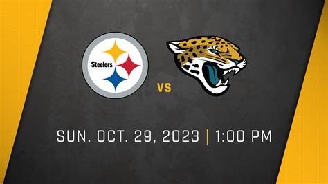 Pittsburgh Steelers vs. Jacksonville Jaguars - Acrisure Stadium in ...