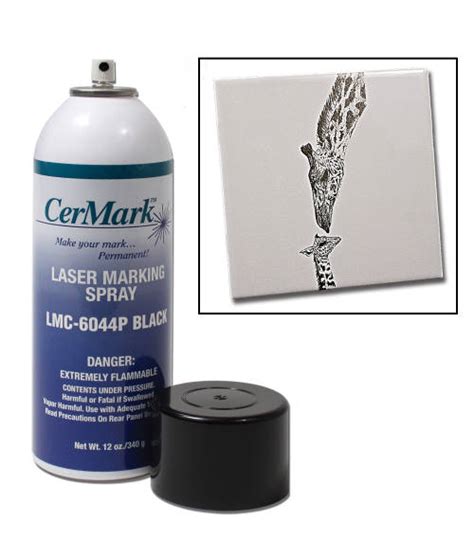 Cermark LMM6044 12oz Tile/glass Marking Spray for Laser - Etsy | Glass tile, Spray, Laser engraving