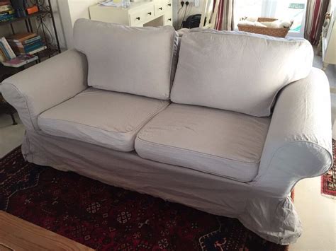 2 Seat Ikea Ektorp Sofa with Beige Removable and Washable Covers | in Cheltenham ...