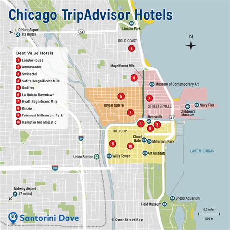 Map Of Downtown Chicago Hotels - Brigid Theodora