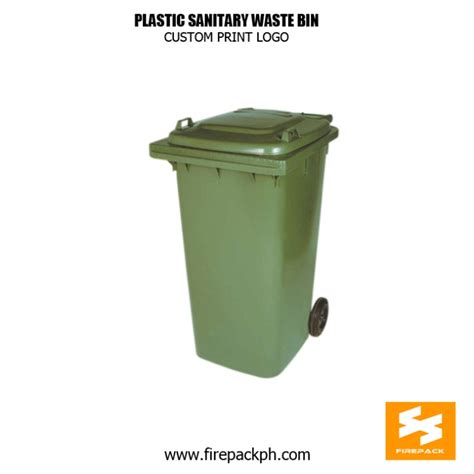 sanitary waste bin green color – FIREPACK