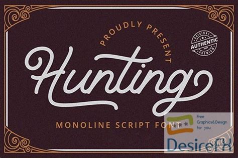 Download Hunting Font - DesireFX.COM