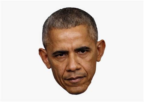 Obama Face Png Clipart Transparent Download - Barack Obama Head ...