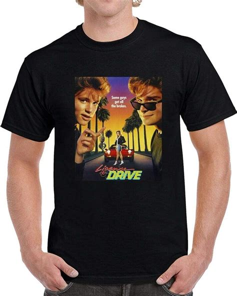 XINGXING License to Drive Corey Feldman Haim Cool 80S Movie Fan T Shirt: Amazon.co.uk: Clothing