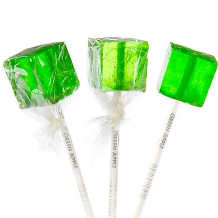 Cube Lollipops - Green Apple | Prom Nite