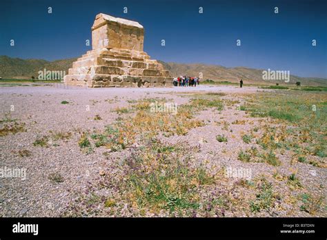 Asia, Iran, Pasargad. Tomb of Cyrus the Great Stock Photo - Alamy