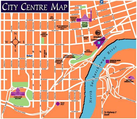 Map Of Downtown Edmonton – Map Of California Coast Cities