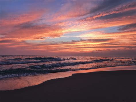 Lake Michigan sunset : r/Michigan