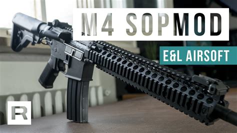 M4 Sopmod II - E&L Airsoft - YouTube