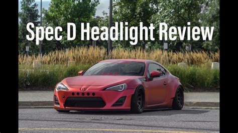 Spec D headlight review - YouTube