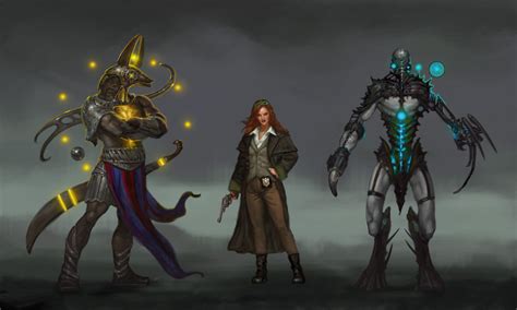 Characters | The Strange RPG | EXPLORE · DEFEND · CREATE