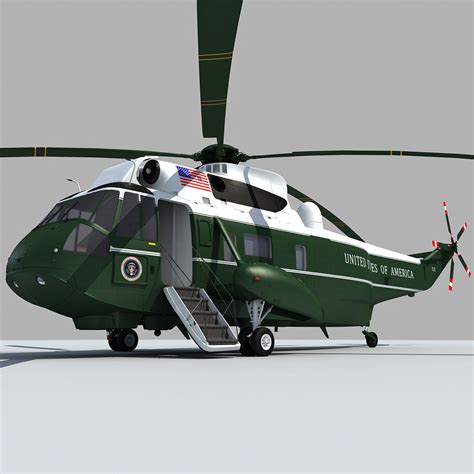 3D Marine One Sea King Helicopter Model – 3D Horse