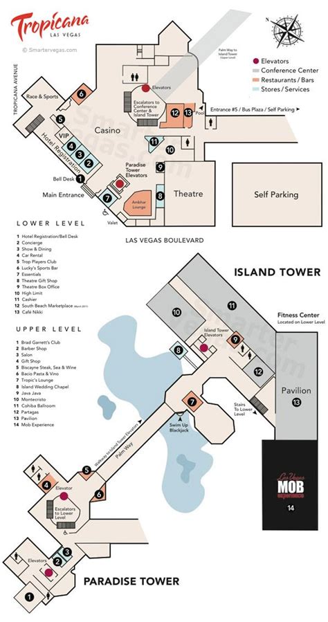 Tropicana Atlantic City Floor Map | Printable Templates Free