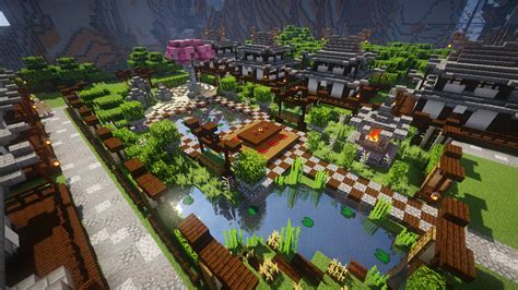 Japanese Village Minecraft Map